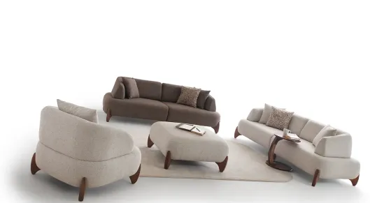 Product img 2, Konfor Ahşap Ayaklı Koltuk Takımı